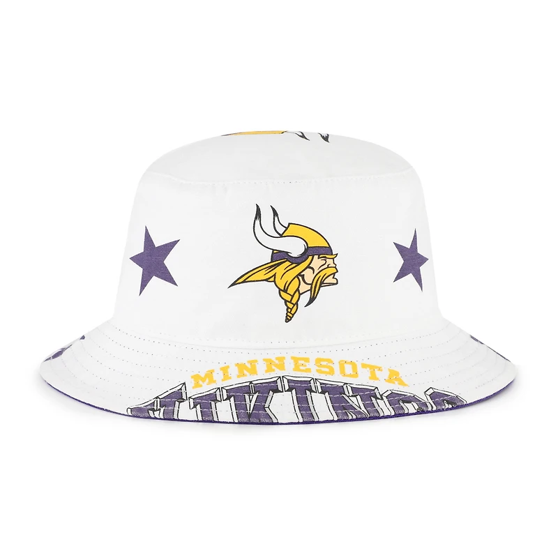 Bob Energize blanc 47 des Vikings du Minnesota pour femme