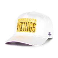 Casquette ajustable Outspoken Hitch blanche 1947 des Vikings du Minnesota pour femme