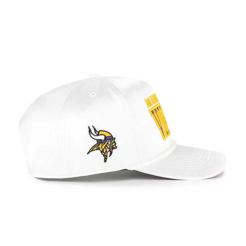 Casquette ajustable Outspoken Hitch blanche 1947 des Vikings du Minnesota pour femme