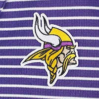 T-shirt à manches longues gaufré violet Antigua pour femme, motif Maverick des Vikings du Minnesota