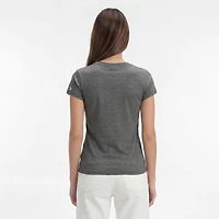 Women's Champion Gray Minnesota Vikings Triumph Tri-Blend V-Neck T-Shirt