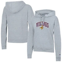 Women's Champion  Heather Gray Minnesota Vikings Powerblend Hoodie