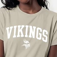 Women's Champion  Light Brown Minnesota Vikings Cocoa Butter T-Shirt