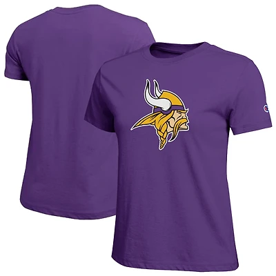 Women's Champion  Purple Minnesota Vikings Logo T-Shirt