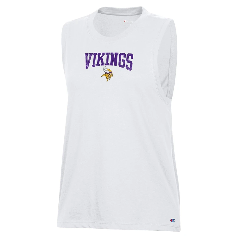 Débardeur blanc Champion Minnesota Vikings pour femme