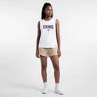 Women's Champion  White Minnesota Vikings Muscle Tank Top