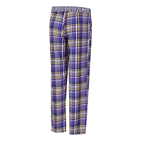 Women's Concepts Sport  Purple Minnesota Vikings Laney Plaid Tri-Blend Pants