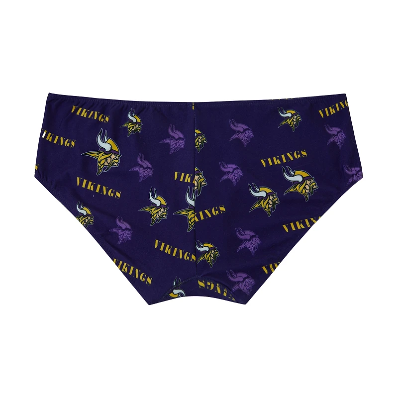 Women's Concepts Sport Purple Minnesota Vikings Mosaic Allover Print Knit Panty