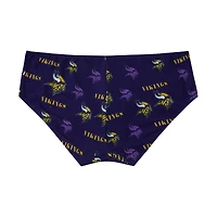 Women's Concepts Sport Purple Minnesota Vikings Mosaic Allover Print Knit Panty