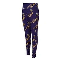 Women's Concepts Sport Purple Minnesota Vikings Mosaic Allover Print Leggings