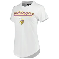Women's Concepts Sport White/Charcoal Minnesota Vikings Sonata Top & Leggings Sleep Set