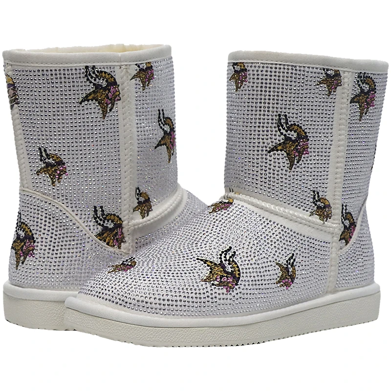 Bottines à enfiler Cuce Minnesota Vikings pour femmes