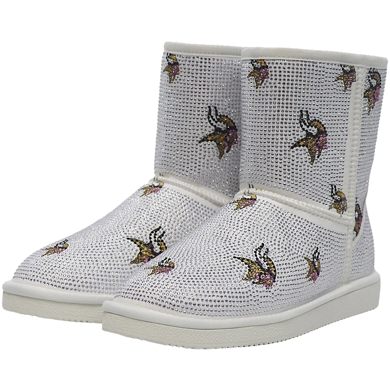 Bottines à enfiler Cuce Minnesota Vikings pour femmes