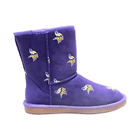 Bottes Cuce violettes Minnesota Vikings avec logo intégral pour femmes