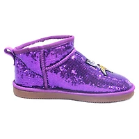 Women's Cuce  Purple Minnesota Vikings Sequin Ankle Boots
