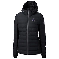 Veste matelassée isolante entièrement zippée pour femme, noire, avec logo du casque des Vikings Minnesota, Mission Ridge, Repreve Eco
