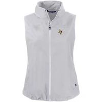 Gilet zippé écologique pour femme Cutter & Buck, gris, des Vikings du Minnesota