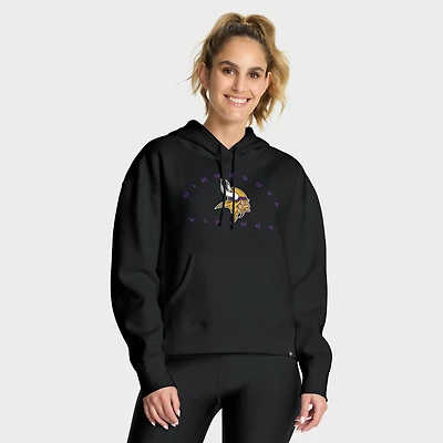 Sweat à capuche noir pour femmes Fanatics, receveur éligible des Vikings du Minnesota, Legacy