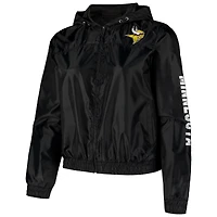Veste noire entièrement zippée Fanatics pour femmes des Vikings du Minnesota