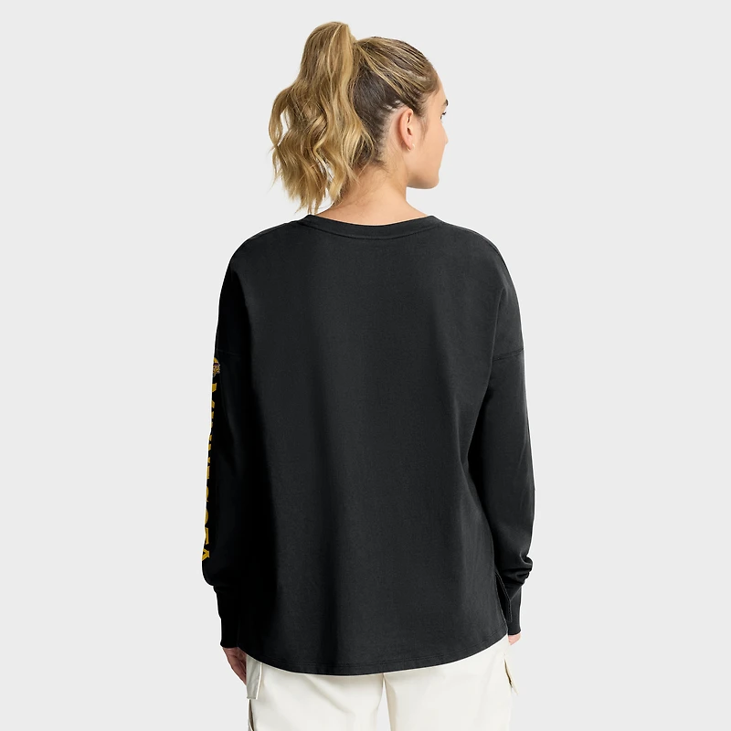 Women's Fanatics Black Minnesota Vikings Hometown Legacy Long Sleeve T-Shirt