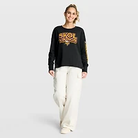 Women's Fanatics Black Minnesota Vikings Hometown Legacy Long Sleeve T-Shirt