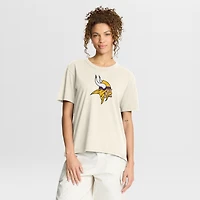 Women's Fanatics Cream Minnesota Vikings Dove Legacy T-Shirt