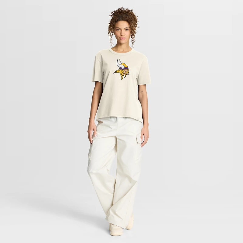 Women's Fanatics Cream Minnesota Vikings Dove Legacy T-Shirt