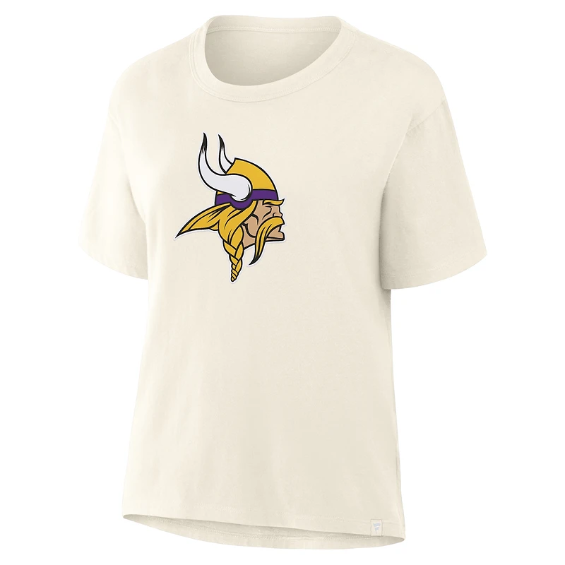 Women's Fanatics Cream Minnesota Vikings Dove Legacy T-Shirt