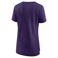 Women's Fanatics  Heather Purple Minnesota Vikings Our Pastime Tri-Blend T-Shirt