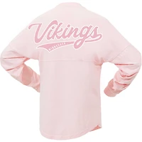 T-shirt rose en jersey Fanatics Minnesota Vikings Millennial Spirit pour femmes
