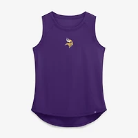 Débardeur de performance Fanatics violet Minnesota Vikings pour femme, dos en maille drapée