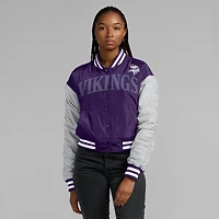 Women's Fanatics  Purple Minnesota Vikings Elements Wave Full-Snap Jacket