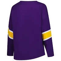 Women's Fanatics Purple Minnesota Vikings Plus Redzone 3/4-Sleeve Scoop Neck T-Shirt