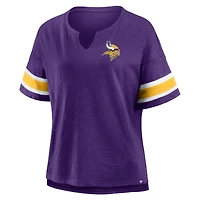Women's Fanatics Purple Minnesota Vikings Redzone Curl Route T-Shirt