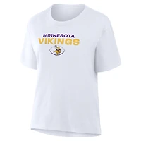 Women's Fanatics White Minnesota Vikings Fade Legacy T-Shirt