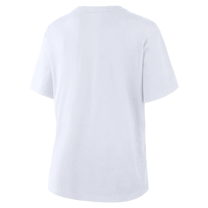 Women's Fanatics White Minnesota Vikings Fade Legacy T-Shirt