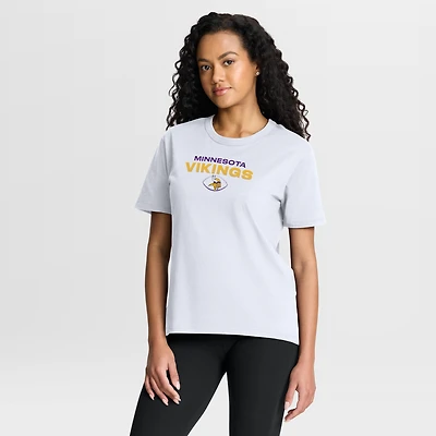 Women's Fanatics White Minnesota Vikings Fade Legacy T-Shirt