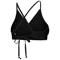 Women's G-III 4Her by Carl Banks Black Minnesota Vikings Hall of Fame Bikini Top