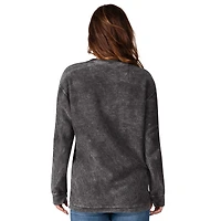 Sweat-shirt confortable en velours côtelé G-III 4Her par Carl Banks pour femme, gris, des Vikings du Minnesota
