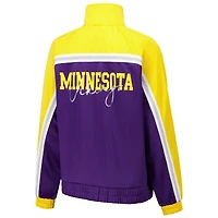 Veste de survêtement d'après-match entièrement zippée G-III 4Her par Carl Banks pour femme, violette, des Minnesota Vikings