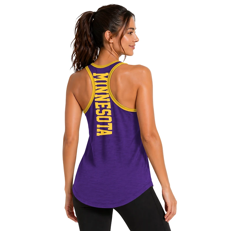 Women's G-III 4Her by Carl Banks Purple Minnesota Vikings Tater II Racerback Tank Top