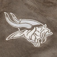 Veste universitaire Mitchell & Ness beige Minnesota Vikings pour femme