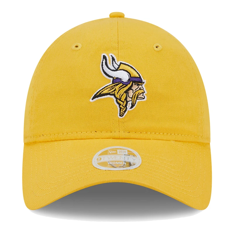 Women's New Era Gold Minnesota Vikings Main Core Classic 2.0 9TWENTY Adjustable Hat