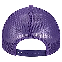 Casquette ajustable Peace & Love Trucker 9FORTY violette des Minnesota Vikings de New Era pour femme