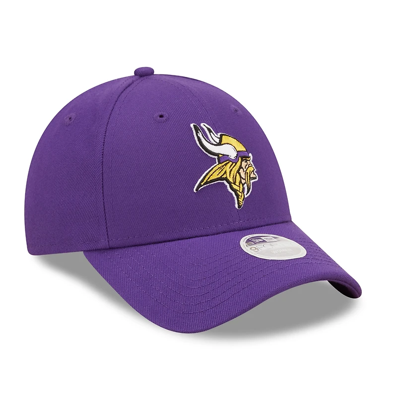 Casquette ajustable 9FORTY simple pour femme Minnesota Vikings New Era violette