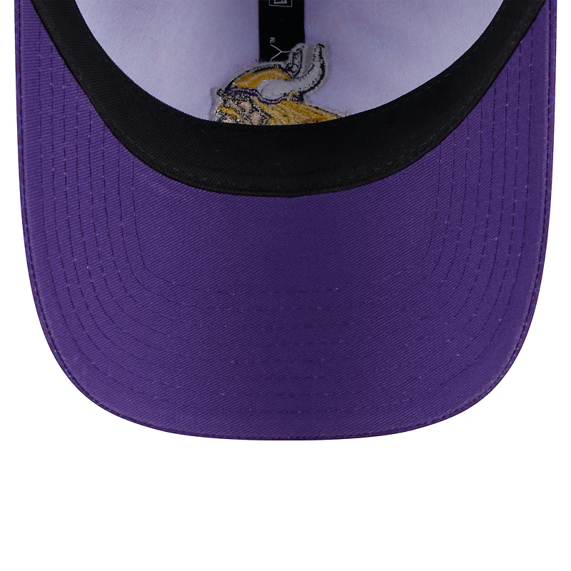 Women's New Era Purple Minnesota Vikings Smiley 9TWENTY Adjustable Hat