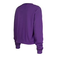 Women's New Era  Purple Minnesota Vikings Sport Night Thermal Long Sleeve T-Shirt
