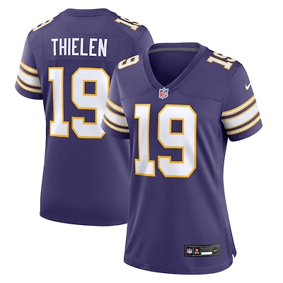 Maillot de joueur Nike Adam Thielen violet des Vikings du Minnesota pour femme