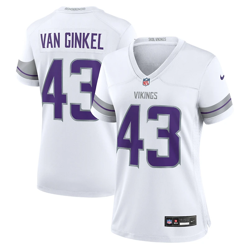 Women's Nike Andrew Van Ginkel  White Minnesota Vikings Alternate Game Jersey