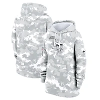 Sweat à capuche surdimensionné en polaire Nike Arctic Camo Minnesota Vikings 2024 Salute To Service Club pour femme